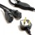 UK Twin Cable. Black +£6.00